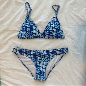 Cupshe Deep Water Ocean Bikini